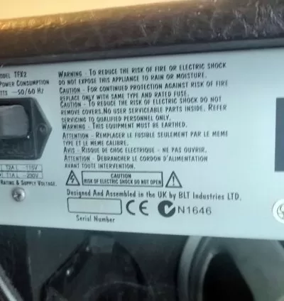 Lanet TFX2 sa footswitch 120 Watts